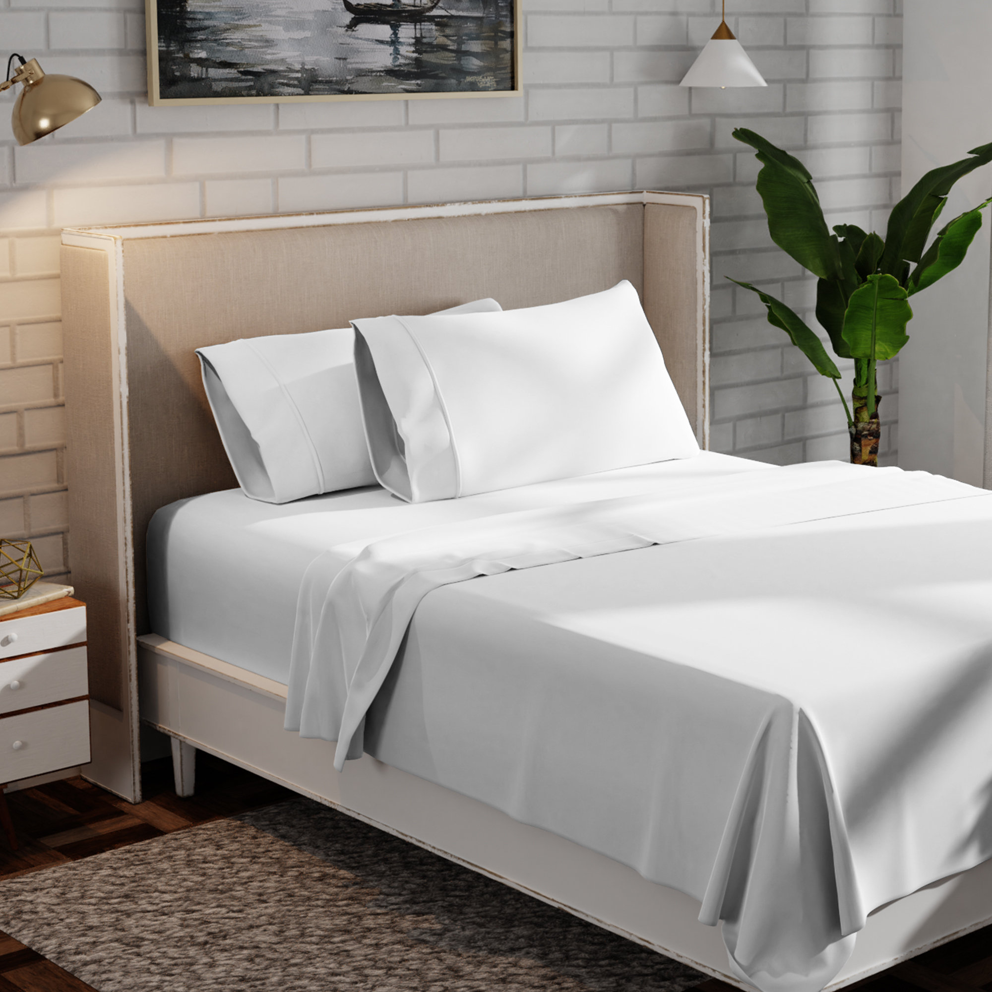 Wayfair Sleep™ Adelaja 300 Thread Count Organic 100 Cotton Cool
