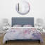 Mauve Dreamy Florals I - Ensemble de housse de couette Abstract Botanicals - Microfibre de polyester-1083480756
