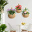 2 paniers de fruits muraux suspendus, panier de jute boho pour garde-manger, pomme de terre, ail, oignon, rangement de fruits, organisateur de cuisine décoratif et porte-pot mural-1166660922