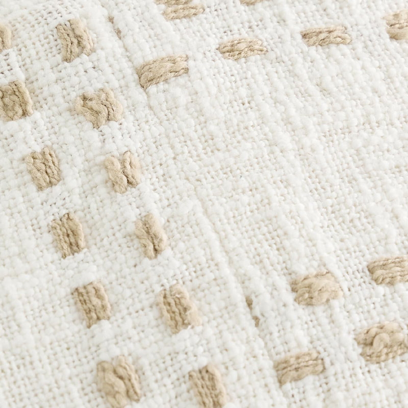 Housse de coussin 100% coton moderne