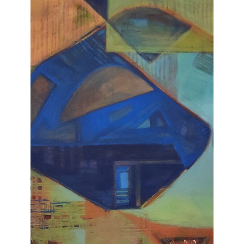 MIGRANT Retran Home | Acrylique sur toile | Par Manik Das