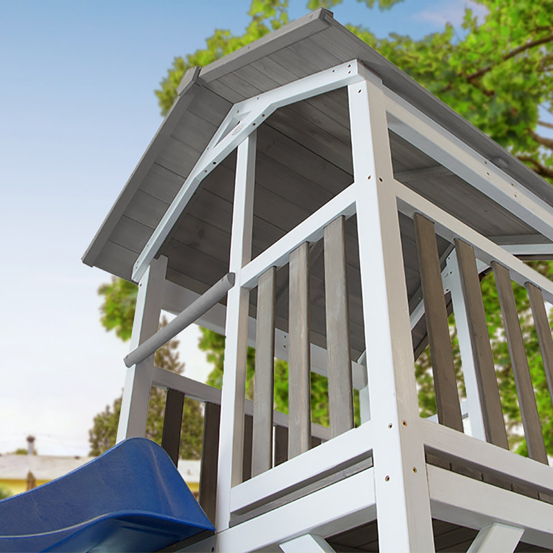AXI Hemlock Swing Set with 1 Swing(s) , 1 Slide(s), Blue