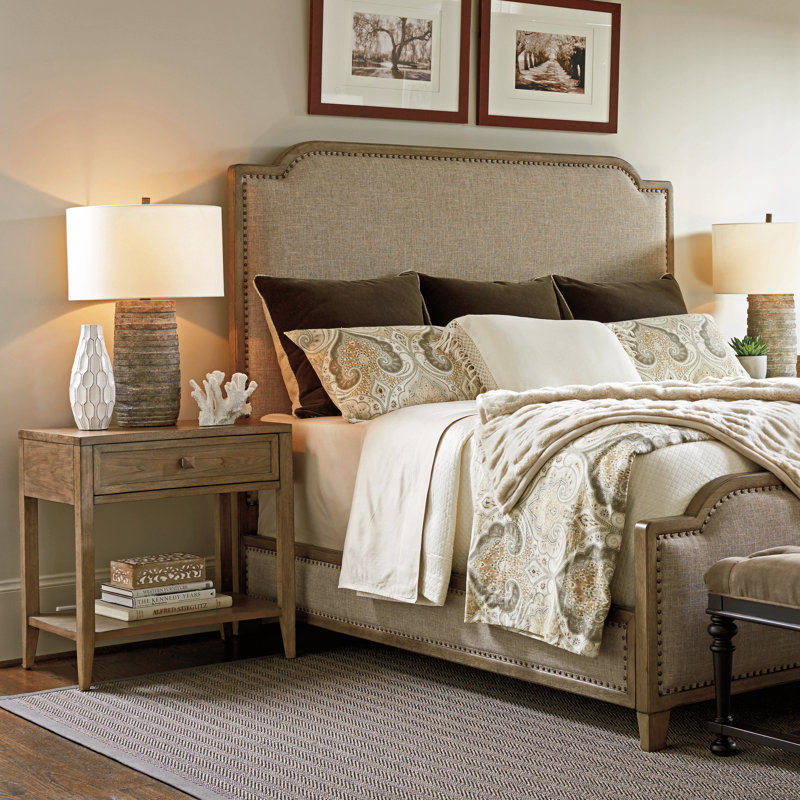 Cypress Point Upholstered Panel Headboard, Queen