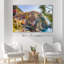 Beautiful Oceanside Landscape in Manarola Italy - Reproduction de photo sur toile tendue-1683846365