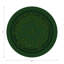 Sous-verres ronds de Noël en cuir végétalien vert-119015234