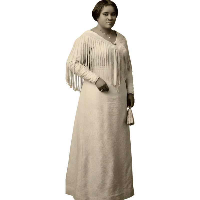 H10906 Madam C. J. Charles Joseph Walker Cardboard Cutout Standee Standup