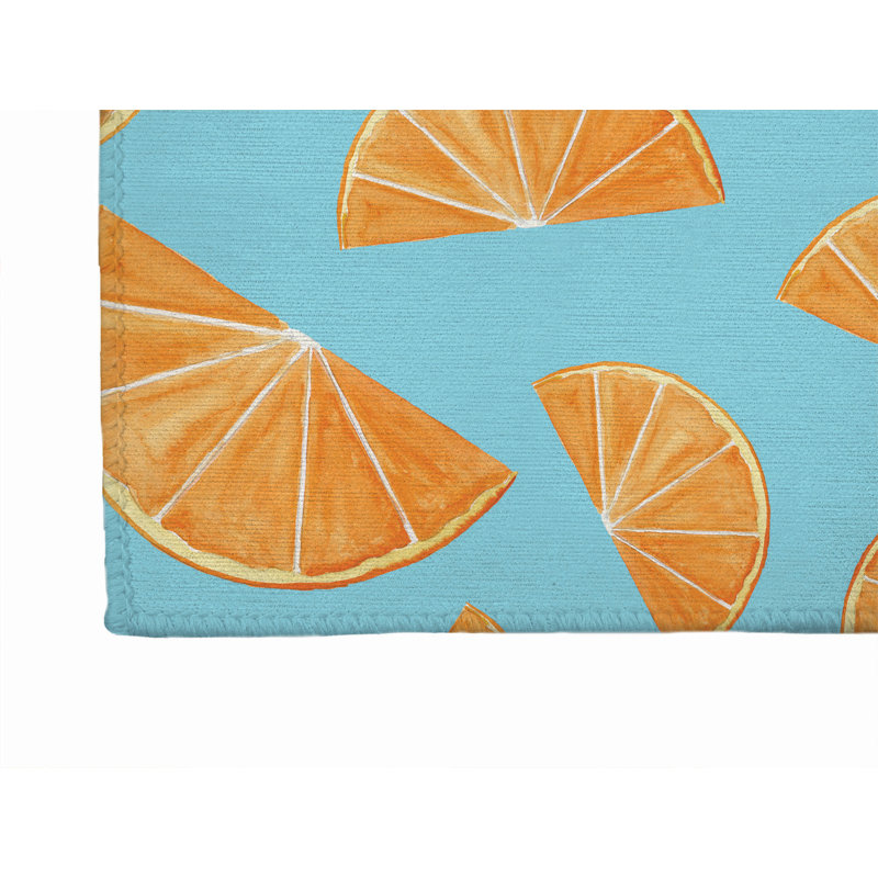 Tapis d'extérieur Summer Oranges, Tapis de couloir 2 pi 6 po x 8 pi