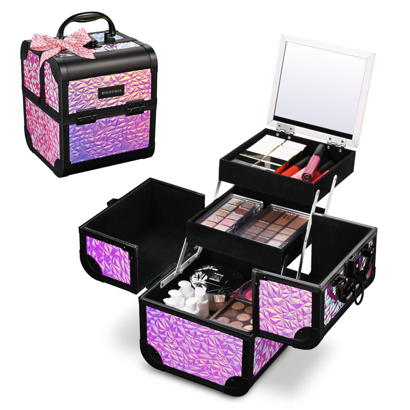 Organisateur de maquillage en aluminium Laerte, Sirène noire