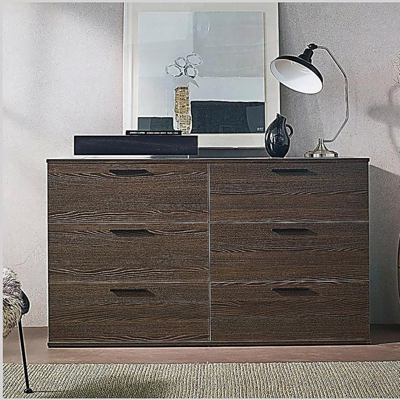 Commode jumbo à six tiroirs Morgan