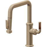 Descanso Kitchen Pull Down Kitchen Faucet With Squeeze Sprayer Quad Spout