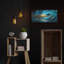 Art mural en métal luxueux «Waves Of Light Over Toronto» par Ann Klee, 24 po x 12 po-118905272
