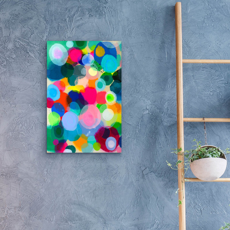 «Power Wins One» par Wyanne, art mural en verre acrylique, H 24 po x l 16 po x P 0,2 po