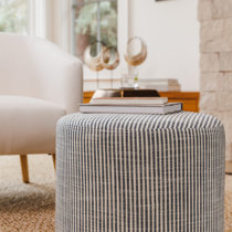 Bright Stripe Mini Ottoman