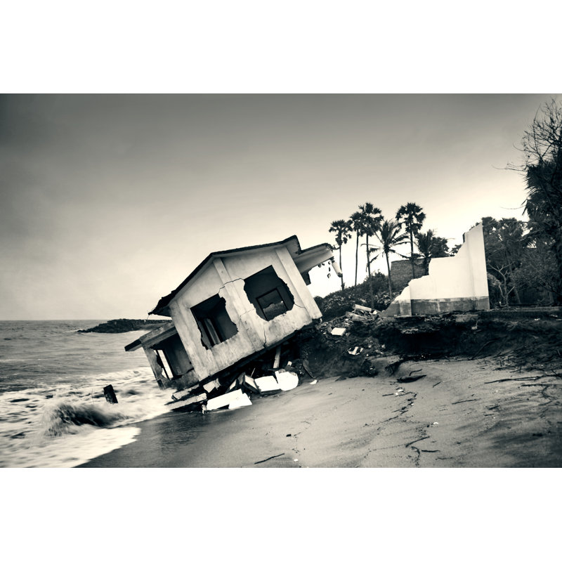 Ocean Erosion - Wrapped Canvas Print, 30cm H x 46cm W x 3.8cm D