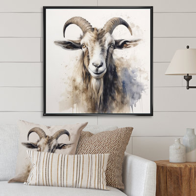 «Graceful Goat Grazers II», reproduction sur toile