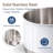 Stainless Steel Round Utensil Crock-2092013948-2035762239