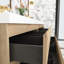 Meuble-lavabo mural double 72 po avec plateau en marbre Kulsum