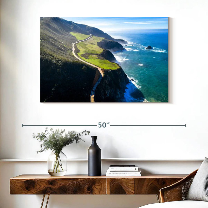 Gillard Pacific Coast Highway Cliff, 26" H x 39" W
