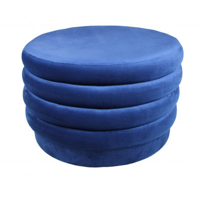Velvet Ottoman