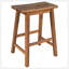 Tabourets de cuisine en bois à hauteur de comptoir 2 pièces Farmhouse Rustic