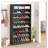 31.49" Width White Shoe Cabinet, 9 Tiers 40-45 Pairs Heavy Duty Wood Freestanding Shoe Storage Cabinet-891397759