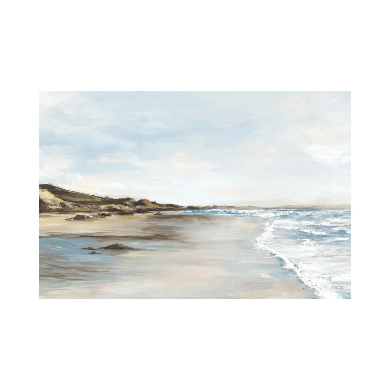 «Coastal Memories I» par Eva Watts - impression sur toile tendue, H 18 po x l 26 po x P 1,5 po