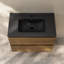 Meuble-lavabo mural 30 po avec comptoir noir Liberte-114209726