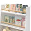 Organisateur de rangement pour livres et jouets pour enfants, conception multi-niveaux pour livres et jouets, sécuritaire et robuste avec fixation murale