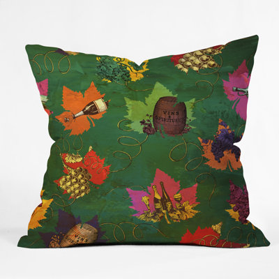 Autumn Pattern Throw Pillow