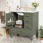 Meuble-lavabo autoportant de 30 po avec lavabo en céramique-2131999909