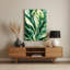 Aquarelle botanique 41, art mural vert en métal-1973141846
