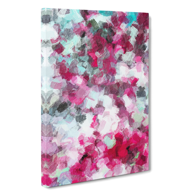 Beginning Abstract - Wall Art, 50cm H x 35cm W x 3cm D, Wrapped Canvas, No Matte