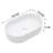 19" L x 12" W Bathroom Vessel Sink White Ceramic Bathroom Sink Oval Above Counter Bathroom Vanity Sink