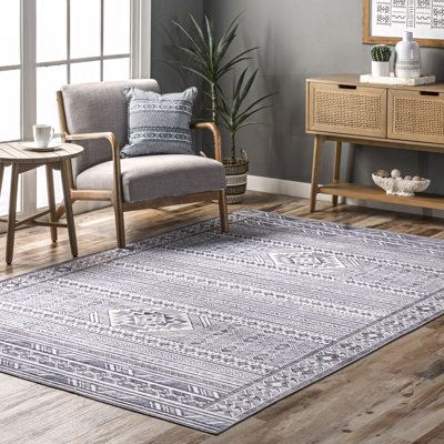 Machine Geometric Machine Washable Area Rug for Living Room Bedroom Dining Room Kitchen