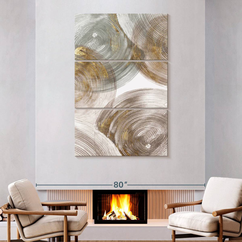 Avery Spiral Rings II, 74" H x 48" W