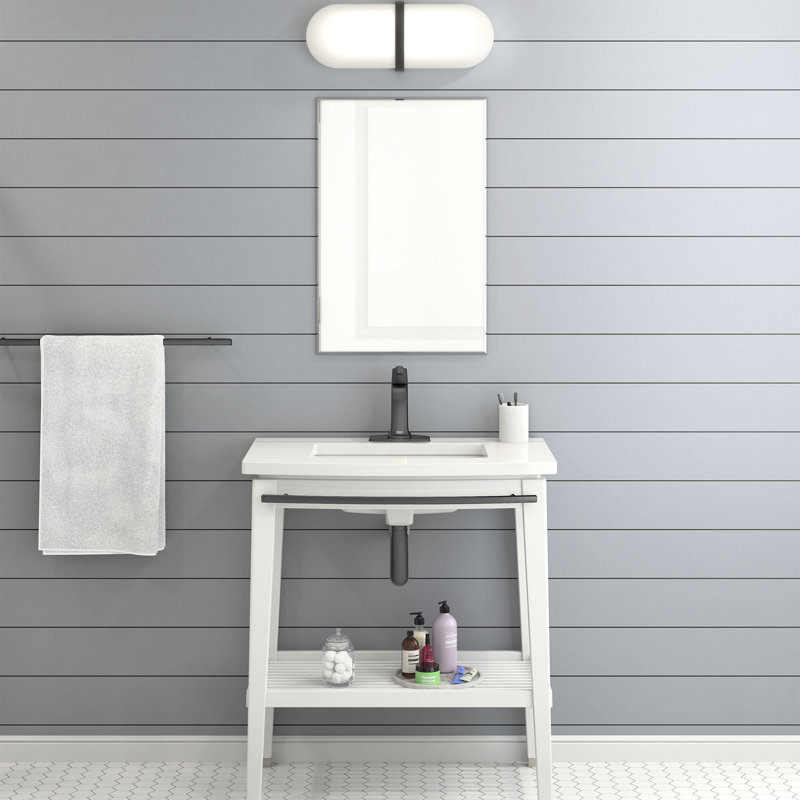 Porte-serviettes American Standard pour lavabo Townsend, Noir mat