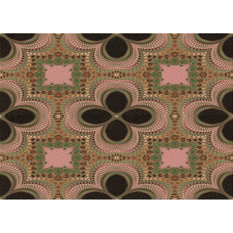 Tapis 100% à motif lavable à la machine 2989, Rectangle 3 pi x 5 pi