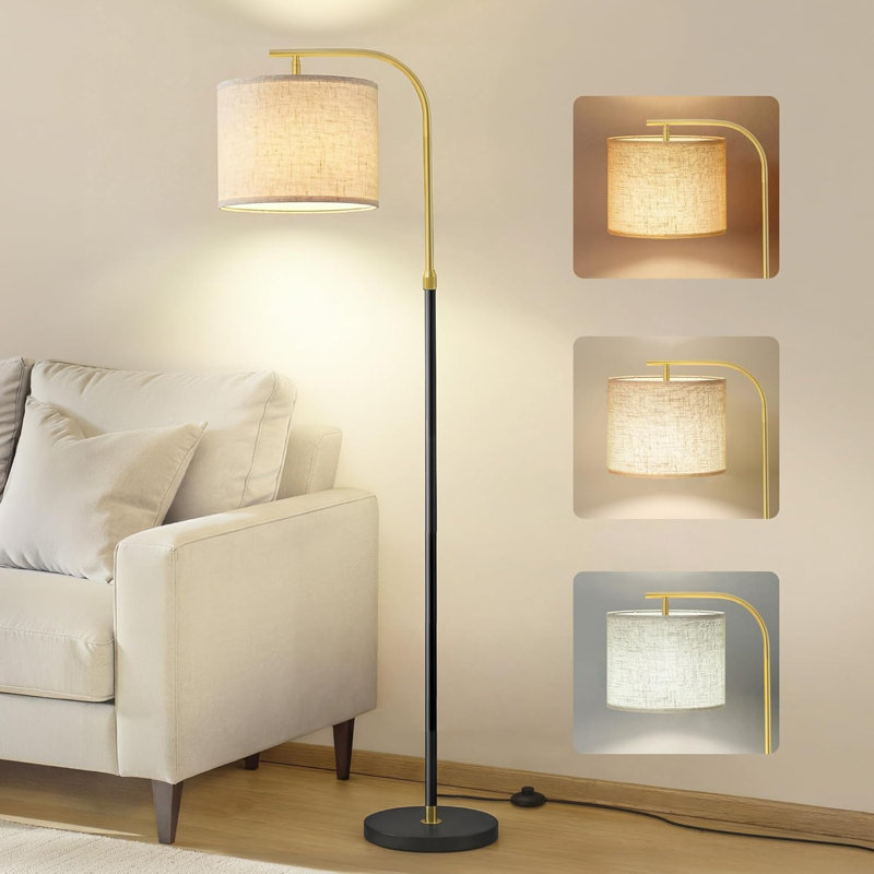 175cm Powder Coated Traditional Floor Lamp