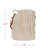 Foreside Home & Garden 9" Live Edge Rectangle Cutting Board Whitewash Wood with Leather Loop