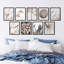 Ensemble de fleurs neutres, cheval et cerf, art moderne, 9 pièces-92574109-92574111