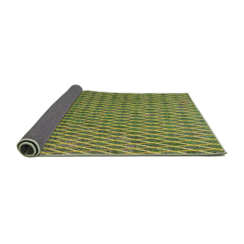 Tapis de zone verte à motif, Rond 8 pi