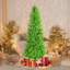 L'arbre de Noël classique 7 pi 7 pi est un arbre de Noël classique en forme de crayon de 84 pouces qui convient à la fois à l'Halloween et à Noël. Il comporte des branches denses pour des décorations de Noël réalistes