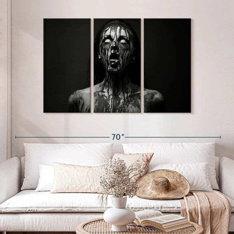 Kelan Female Demon, 32" H x 50" W