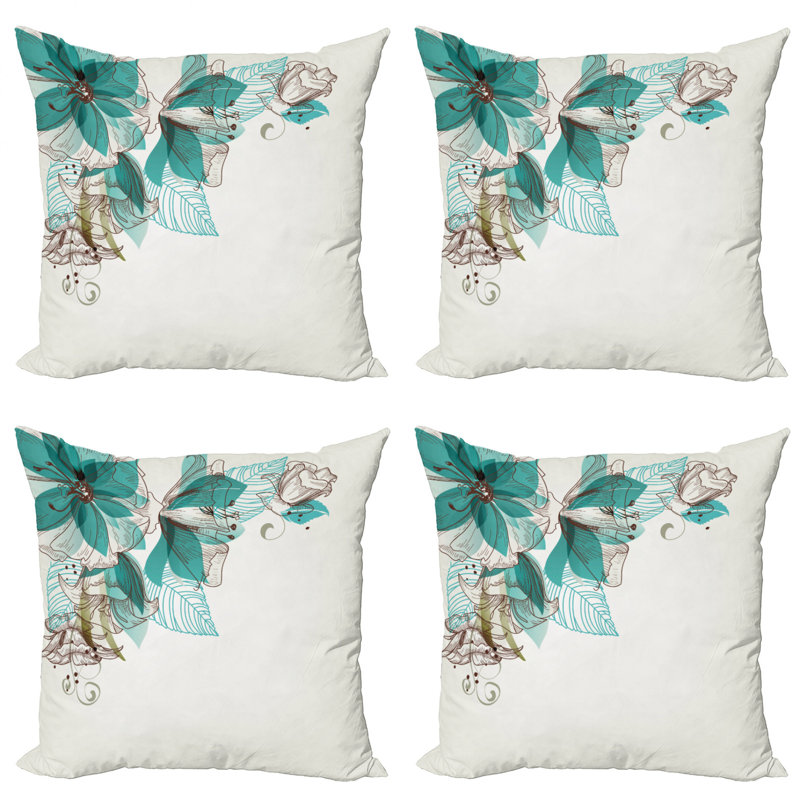 Mixed Reversible Pillow Cover, 18" x 18"