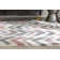 Arden Chevron Synthetic Area Rug