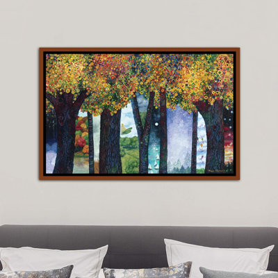 Reproduction sur toile tendue «Inb entre places II»