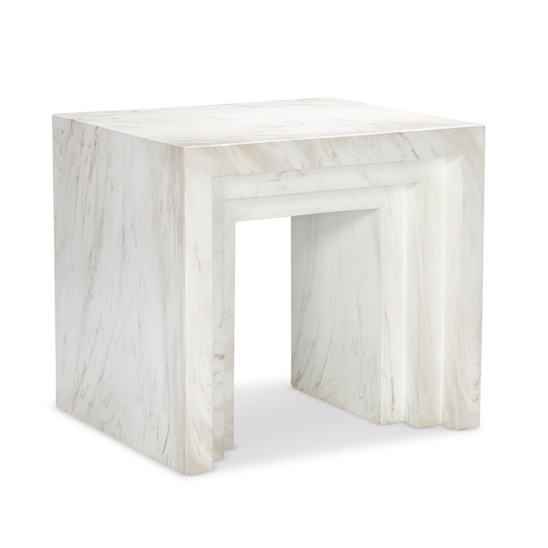 Aries End Table - Marble