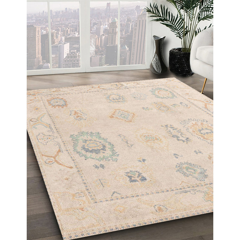 Abstract Indoor Rug, Round 5'