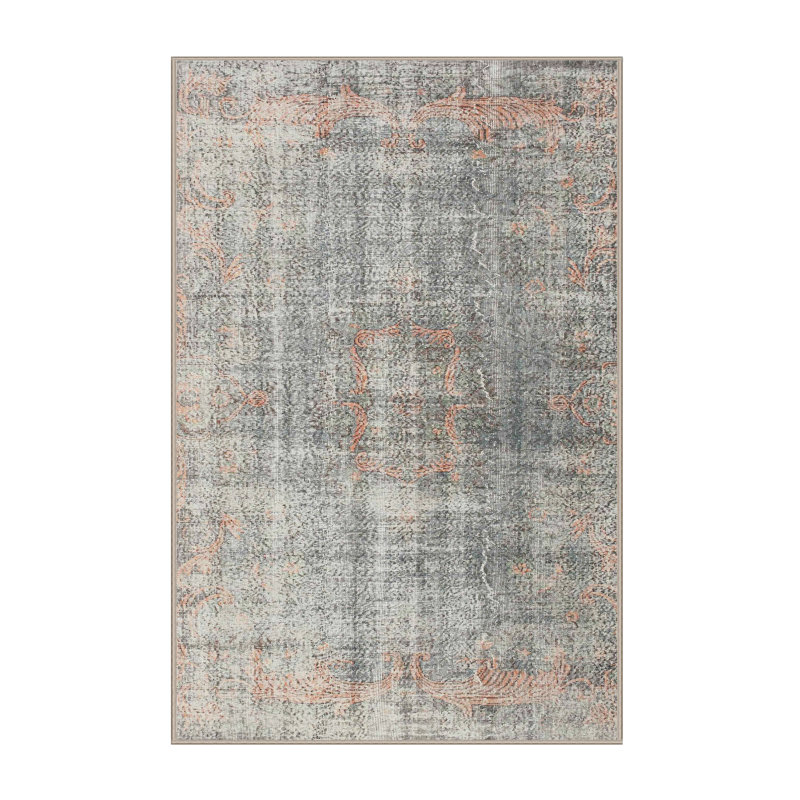 Tapis brun/gris zone contemporaine, Rectangle 6 pi x 9 pi