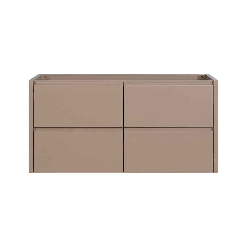   Base de meuble-lavabo mural simple 42 po West, Moka